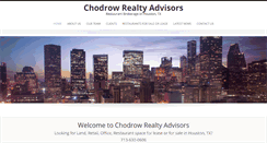 Desktop Screenshot of chodrowrealtyadvisors.com