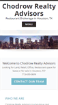 Mobile Screenshot of chodrowrealtyadvisors.com